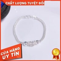 [Mã ANHCMXINH giảm 10k] Vòng Tay Trẻ Em Bạc Ta 9999 Tùy Chỉnh Size - ltb32