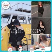 [Mã  ANUI20 hoàn 20k xu đơn 0đ] Áo Thun Giấy Nữ 🦋 Áo Phông Tiêu Xước Lệch Vai Dài Tay 🦋 AB