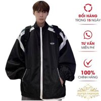 [Mã BMLT35 giảm đến 35K đơn 99K] Áo Khoác Gió Nam Dây Khóa Kéo Vải Dù 2 Lớp Phối Tay Trẻ Trung Thời Trang SUPER FASHION