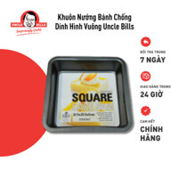 [Mã BMLT35 giảm đến 35K] Khay Nướng Bánh Chống Dính Hình Vuông Kích Thước 20x20x4cm Uncle Bills KC0086 - Hàng Nhập Khẩu