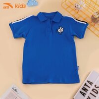 [Mã BMLTA50] Áo polo bé trai Anta Kids chất cotton co giãn nhẹ, thấm hút nhanh, mềm mịn WH52129120