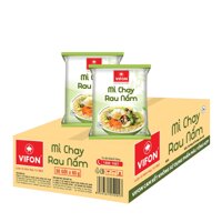 [Mã BMLTA50 giảm đến 50K đơn 99K] Thùng 30 Mì Chay Rau Nấm VIFON (65g / Gói)