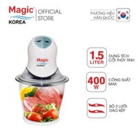 [Mã BMLTA50 giảm đến 50K] Máy xay cối thủy tinh, 02 lưỡi dao kép Magic A04 (1.5 lít)