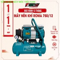 [Mã BMLTM300 giảm đến 300K] Máy nén khí không dầu ROMANO ROMA750.12 công suất 840W  tổng kho máy pin