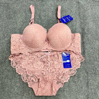 Mã BY036) Bộ  ren có 3 móc cái sau che mờ lưng mút 5cm có 7màu 3size tha hồ cho chị em mình chọn