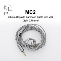 [Mã CBEL15 giảm 15% đơn 500K] Dây Cáp Tai Nghe MOONDROP MC2 0.78mm 2pin 3.5mm Mạ Đồng Bạc Cho Aria 2 Chu II Kato