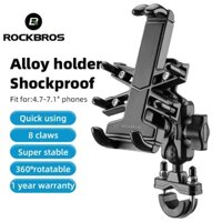 [Mã CLS2403F giảm 30k đơn 150k] Rockbros Giá Đỡ Điện Thoại 4.7-7.1 '' Gắn Xe Đạp Địa Hình mtb Chống Sốc Dễ Điều Chỉnh