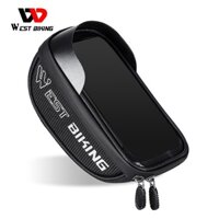 [Mã CLS2403F giảm 30k đơn 150k] Túi đựng điện thoại WEST BIKING hỗ trợ chạm màn hình cảm ứng gắn khung trước xe đạp