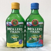 [Mã COSBAUH3 giảm 8% đơn 300K] Sản phẩm dầu gan cá tuyết mollers tran cho bé