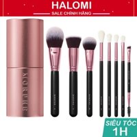 [Mã COSBAUH3 giảm 8% đơn 300K] Bộ cọ trang điểm Morphe Flash of Rose 8 cây lông thú siêu mềm HALOMI