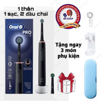 [Mã COSBAUH3 giảm 8% đơn 300K] Bàn chải điện Pro 3 3000 Oral- b Pureclean hàng chính hãng Pháp (hàng có bill)