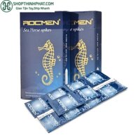 [Mã COSHOT11 giảm 10% đơn 350K] Bao cao su ROCMEN cá ngựa xanh hộp 10 chiếc