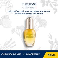 [Mã COSLUX09 giảm 120K đơn 1500K] Dầu Dưỡng Trẻ Hóa Da L'Occitane Immortelle Divine Youth Oil 30ml