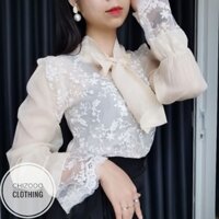 [Mã CZ001 giảm 10K đơn 50K] Hàng Quảng Châu giá TỐT có video ảnh thật- ÁO SƠ MI KIỂU HỌA TIẾT SIÊU XINH