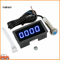 [Ma] Đồng hồ đo tốc độ RPM bền cho tàu 10-9999RPM 4 Máy đo tốc độ LED kỹ thuật số Chống nhiễu mạnh