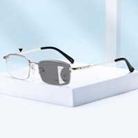 Mã ĐT02 - Kính Lão Đa Tròng Gọng Titan siêu dẻo siêu bền Tròng Đổi Màu nhìn xa nhìn gần