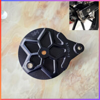 Má Đùm Nhôm CNC Gắn Ex135/Sirius Kèm Càng Thắng Cong Inox Và Lò Xo