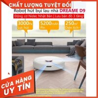 [Mã ELHA10 giảm 6% đơn 5TR] Robot hút bụi lau nhà Vacuum Dreame D9 kết nối App Mihome .