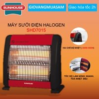 [Mã ELHA22 giảm 5% đơn 300K] Sưởi điện halogen SUNHOUSE SHD7015 đỏ đen