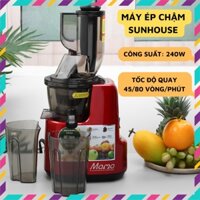 [Mã ELHA22 giảm 6% đơn 300K] Máy ép chậm Sunhouse SHD5505 công suất 240w, tốc độ 45-80 vòng/ phút