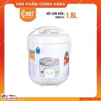 [Mã ELHA22 giảm 6% đơn 300K] Nồi cơm điện Comet CM8018 (CM-8018) - Nồi cơ nắp gài, 1.8 lít, 700W