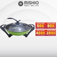 [Mã ELHA22 giảm 6% đơn 300K] Nồi Lẩu Điện Mishio MK219 1200W, dung tích 5L - Màu xanh cốm