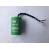 [Mã ELHA9 giảm 15% đơn 50K] 5 Tụ máy bơm 12Mf /400v loại tốt mầu xanh hoặc xám