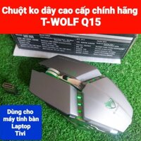 [Mã ELHA9 giảm 15% đơn 50K] Chuột không dây gaming t-wolf q15 dùng cho máy tính, laptop, tivi