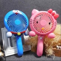 [Mã ELHA9 giảm 15% đơn 50K] Quạt Sạc Tay Cầm Đoremon, Hello Kitty