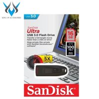 [Mã ELHA9 giảm 15% đơn 50K] USB 3.0 SanDisk Ultra CZ48 16GB 100MB/s (Đen)