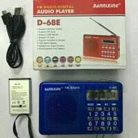 [Mã ELHACE giảm 4% đơn 300K] Đài FM radio D-68E BH 6 tháng lỗi đổi mới