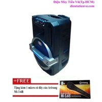 [Mã ELHACE giảm 4% đơn 300K] Loa kéo Bluetooth Ronamax T15 4 tấc (Đen) + Tặng kèm 1 micro có dây Arirang Mi-3.6B