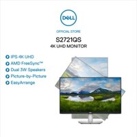 [Mã ELMALL4 giảm 4% đơn 500K] Màn Hình Dell S2721QS 27' 4K IPS 60Hz 8ms HDMI DP - Hàng Chính Hãng