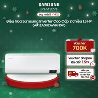 [Mã ELMALL6 giảm 6% đơn 300K] Điều hòa Samsung Inverter Cao Cấp 2 Chiều 1.5 HP (AR12ASHZAWKNSV)