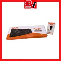 [Mã ELMS10 giảm 6% đơn 50K] Bộ Bàn Phím Chuột Văn Phòng Gipco K039 USB Multimedia Black - Chính Hãng Bảo Hành 12 Tháng