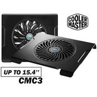 [Mã ELMS10 giảm 6% đơn 50K] Đế Quạt Tản Nhiệt Laptop Cooler Master CMC3 Hỗ Trợ Laptop 14inch Đến 15inch- Làm Mát Laptop