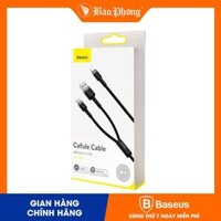 [Mã ELMS10 giảm 6% đơn 50K] Dây Cáp 2 in 1 BASEUS chân TypeC và cho IPvà type C Baseus cafule USB+Type-C PD Cable 1.2m