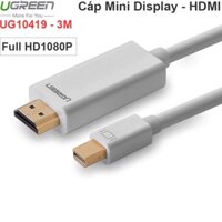 [Mã ELMS10 giảm 6% đơn 50K] Cáp chuyển đổi Mini Displayport to HDMI Ugreen 10404 10419 10450 MD101