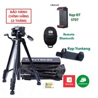 [Mã ELMS5 giảm 7% đơn 300K] Chân Máy Ảnh Tripod YUNTENG VCT-668 cho DSLR, máy quay, điện thoại