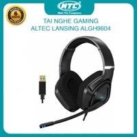 [Mã ELMS9 giảm 6% đơn 300K] Tai nghe 7.1 gaming ALTEC ALGH9604 led logo và mic - thiết kế vành tai vuông cực ngầu (Đen)