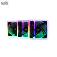 [Mã ELSALE500 giảm 7% đơn 300K] Fan Case Darkflash DF800 RGB 14cm Pack 7 Fan (Hub + Remote)