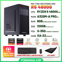 [Mã ELSKAMISEPI23 giảm 8% đơn 500K] MÁY TÍNH VĂN PHÒNG R5 4600G ( RYZEN 5 4600G / A320M / 8GB / 120GB )