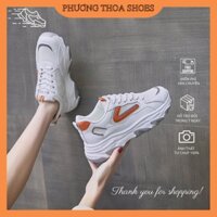 [MÃ F2205] Giầy thể thao nữ sneaker giày ulzzang Sport đế 5 phân viền cam cá tính