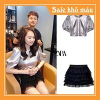 [Mã FASKT350 hoàn 15% đơn từ 99k] Chân váy voan tầng ngắn hàng đẹp ་ 𝄒