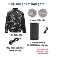 [Mã FATOP0305 giảm đến 30k đơn từ 99k] Áo quạt điều hòa Nhật Bản iFala pin 50000 mAh, bảo hành 12 tháng