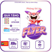 Mã Flyer.vn Phòng thi ảo Cambridge & Toefl - Toàn quốc [Voucher] Voucher mã luyện thi Flyer