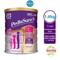 [Mã FMCG8 giảm 8% đơn 500K] Sữa bột Abbott Pediasure 1.6kg[Date 22/06/2022]_Duchuymilk