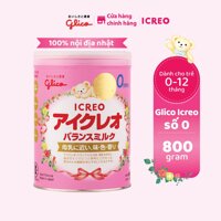 [Mã FMCGMALL -8% đơn 250K] Sữa Glico Icreo Balance Milk (Icreo Số 0) - Lon 800g