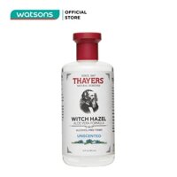 [Mã FMCGWATDEC1 giảm 8% đơn 250k] Nước Hoa Hồng Không Cồn Không Mùi Thayers Witch Hazel Unscented 355ml