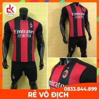 [Mã FREESHIP hoàn 50% đơn 99K tối đa 10K xu] Đồ thể thao CAO CẤP, Áo đá bóng CLB AC Milan mùa giải mới.